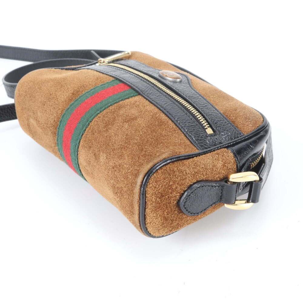 GUCCI Black Leather Shoulder Bag - Picture 6 of 9